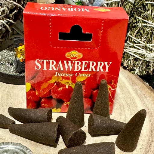 [TA0042] Incienso Strawberry / Fresa - Sac - Caja de 10 conos