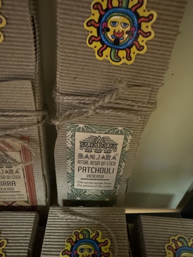 [TA0336] Incienso de PATCHULI - BANJARA RITUAL RESINAS ORGANICO