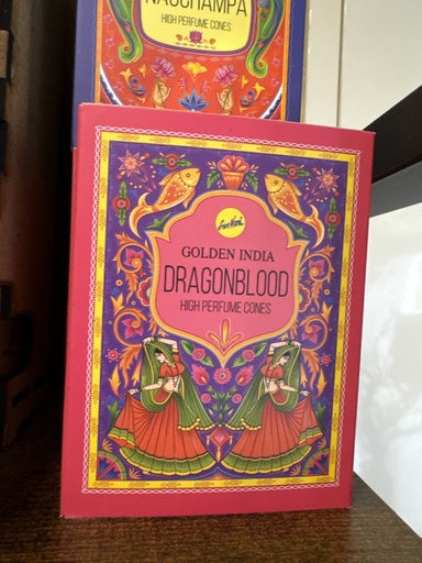 [TA0411] Incienso Conos Golden India Sangre de Dragon